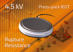 Toshiba développe un IEGT  press-pack  4,5 kV